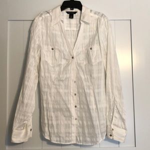 White House Black Market button down shirt